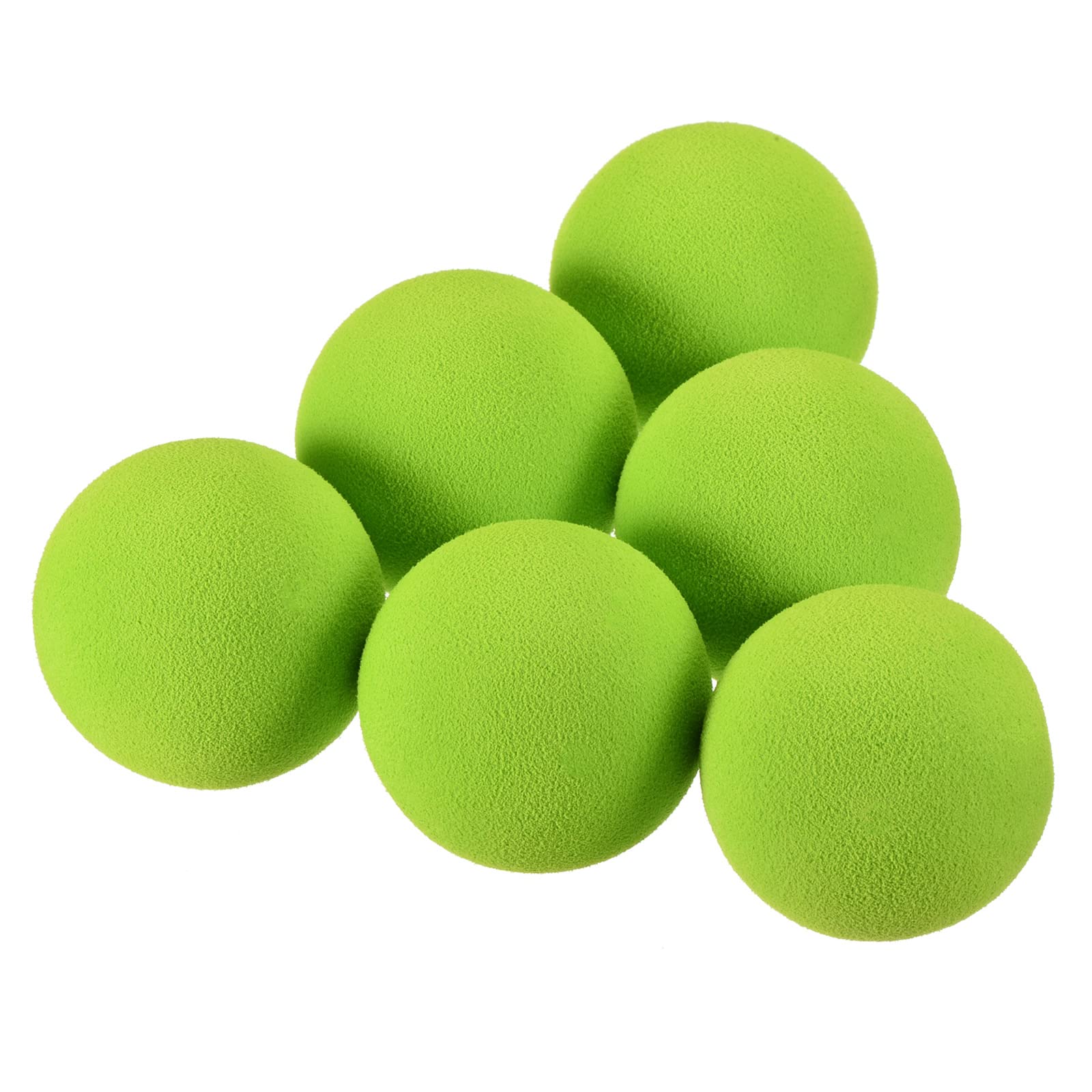 PATIKIL Piankowe piłki golfowe, 10 sztuk gąbki EVA, 42 mm, ćwiczenia, huśtawka do treningu w pomieszczeniach, zielone