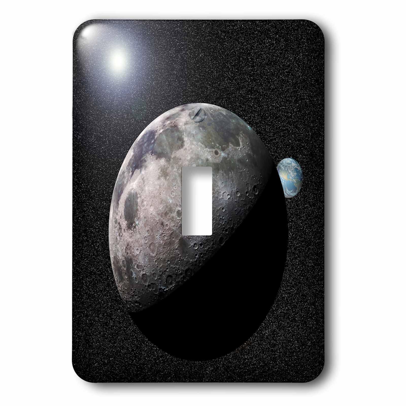 Interrupteur à bascule unique motif espace et orbite terrestre robuste