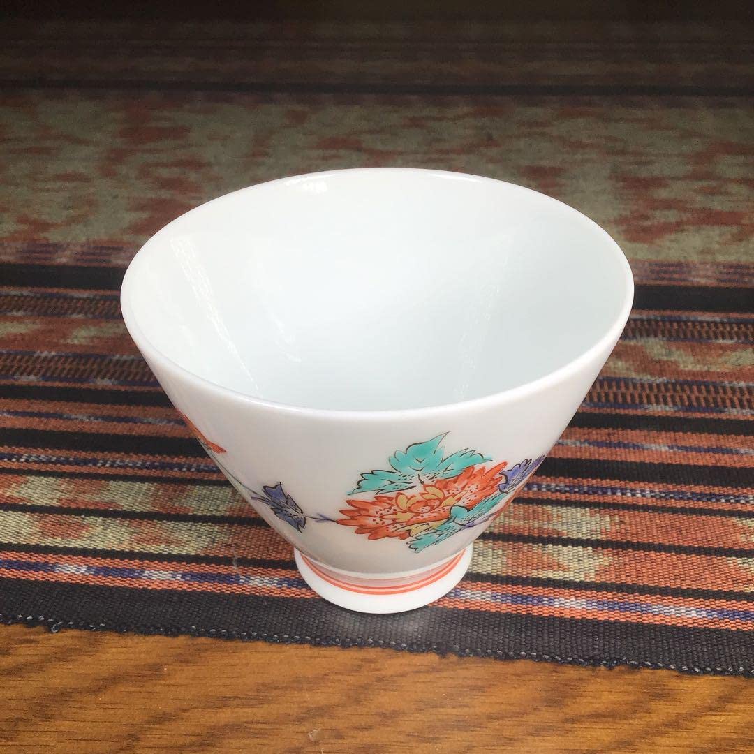 Amazon | 十四代 酒井田柿右衛門 『錦牡丹文』 汲出碗 お茶茶碗 5客 