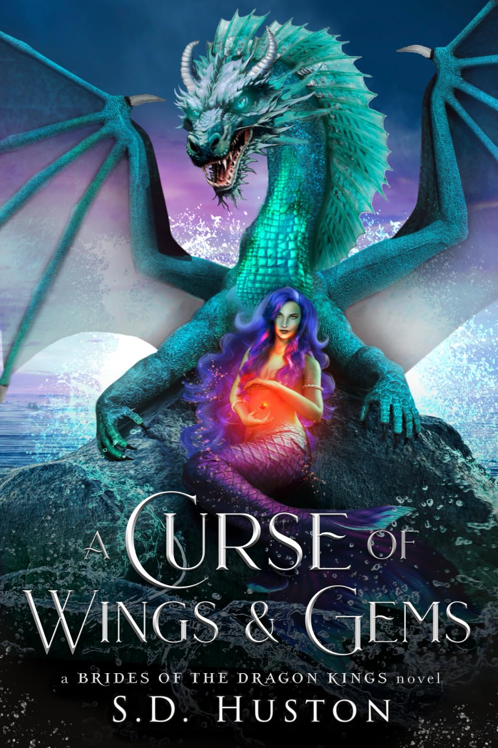 A Curse of Wings & Gems: A Cursed Royals Fantasy Romance (a BRIDES OF THE DRAGON KINGS novel)