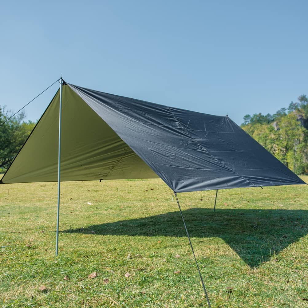 Hidyliu Telo per Tenda Multifunzionale Antipioggia per Amaca, Resistente Ai Raggi UV, per attività All'aperto, Piedi (#8)