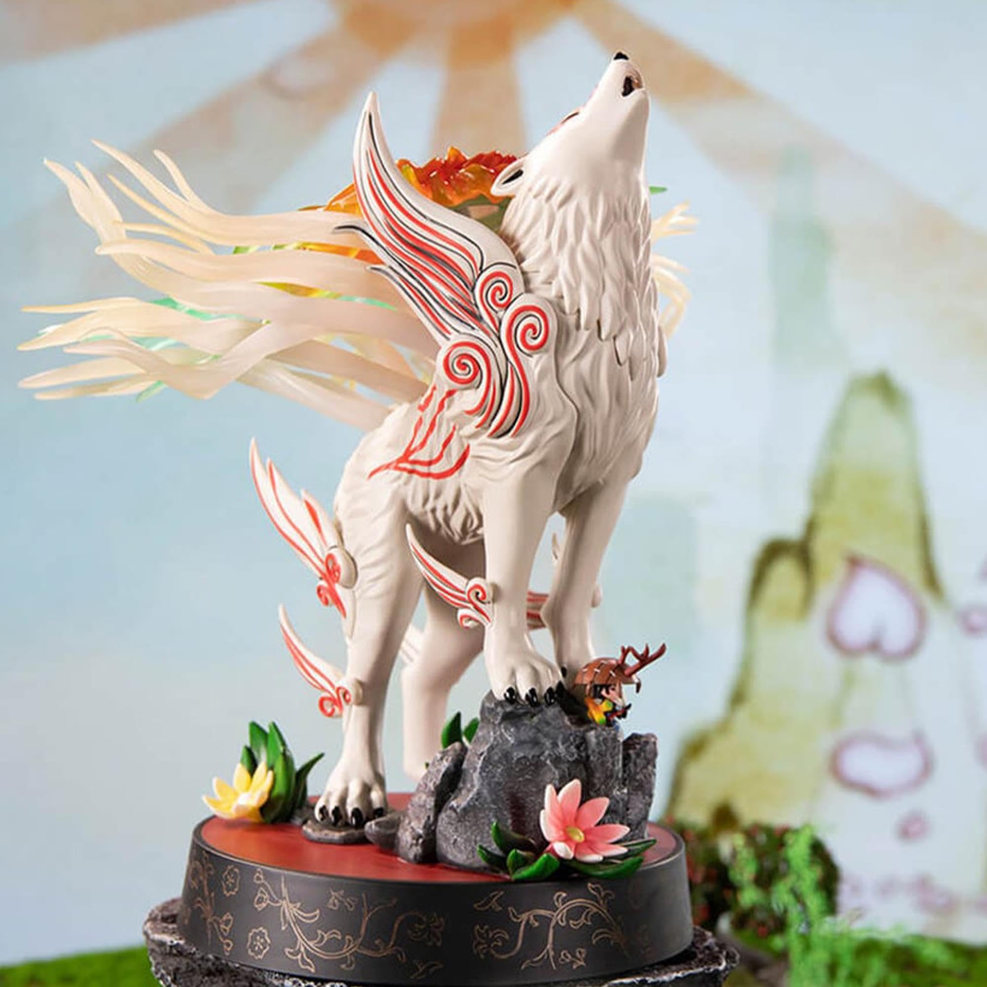 First 4 Figures - Okami: Shiranui Statue aus PVC, bemalt, 22,9 cm (Himmlisches Heulen)