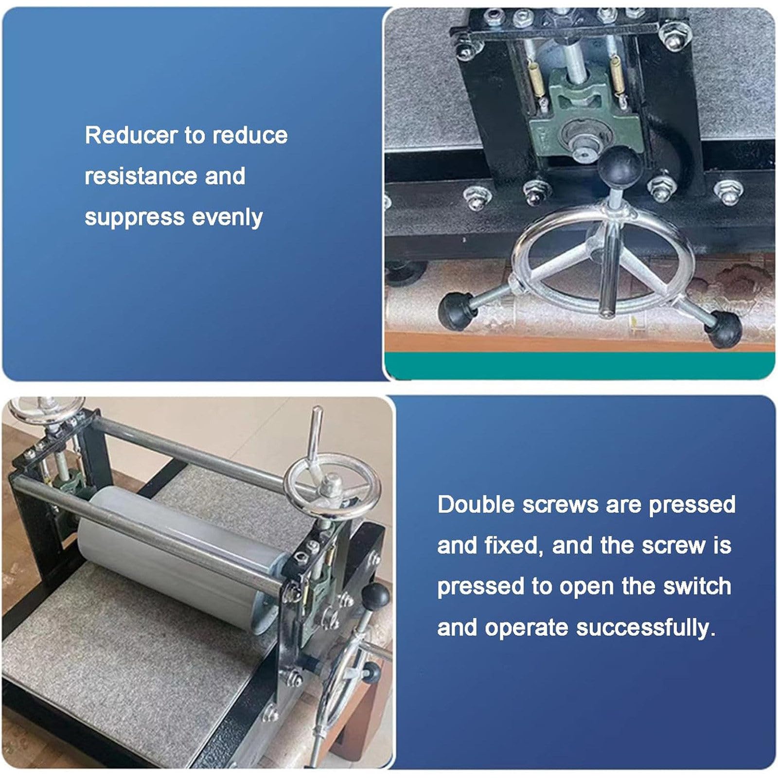 Block Monotype Printing and Etching Press, Printmaking Rubbbing Machine for Letterpress and Gravure, Manual Press for Home Studio and Art Classroom