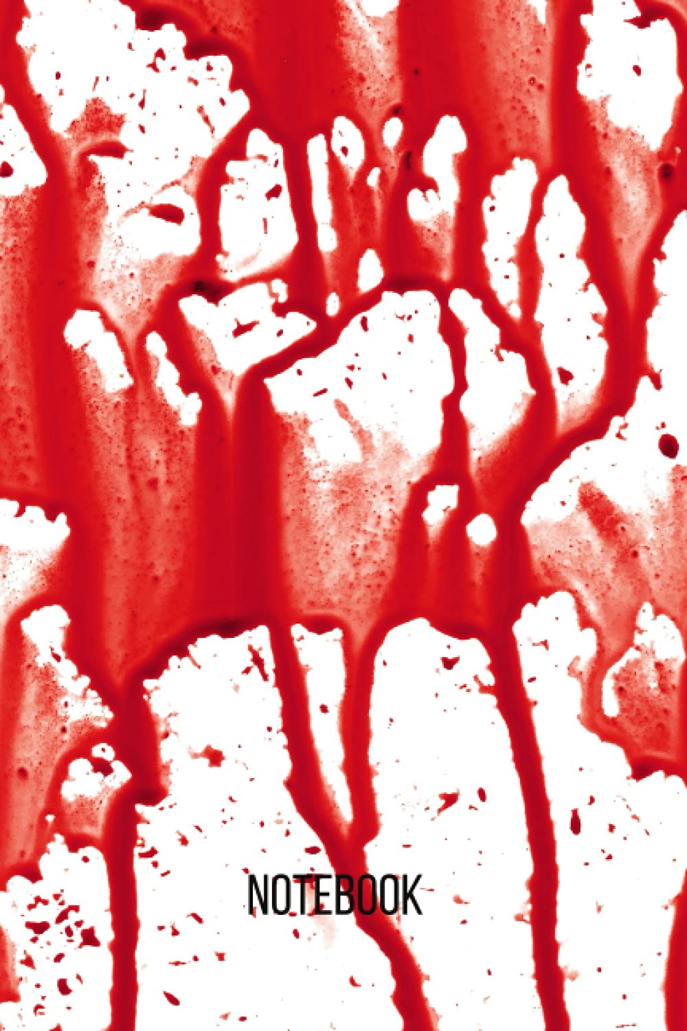 Blood Notebook: blank lined composition journal | Blood notebook | 100 pages