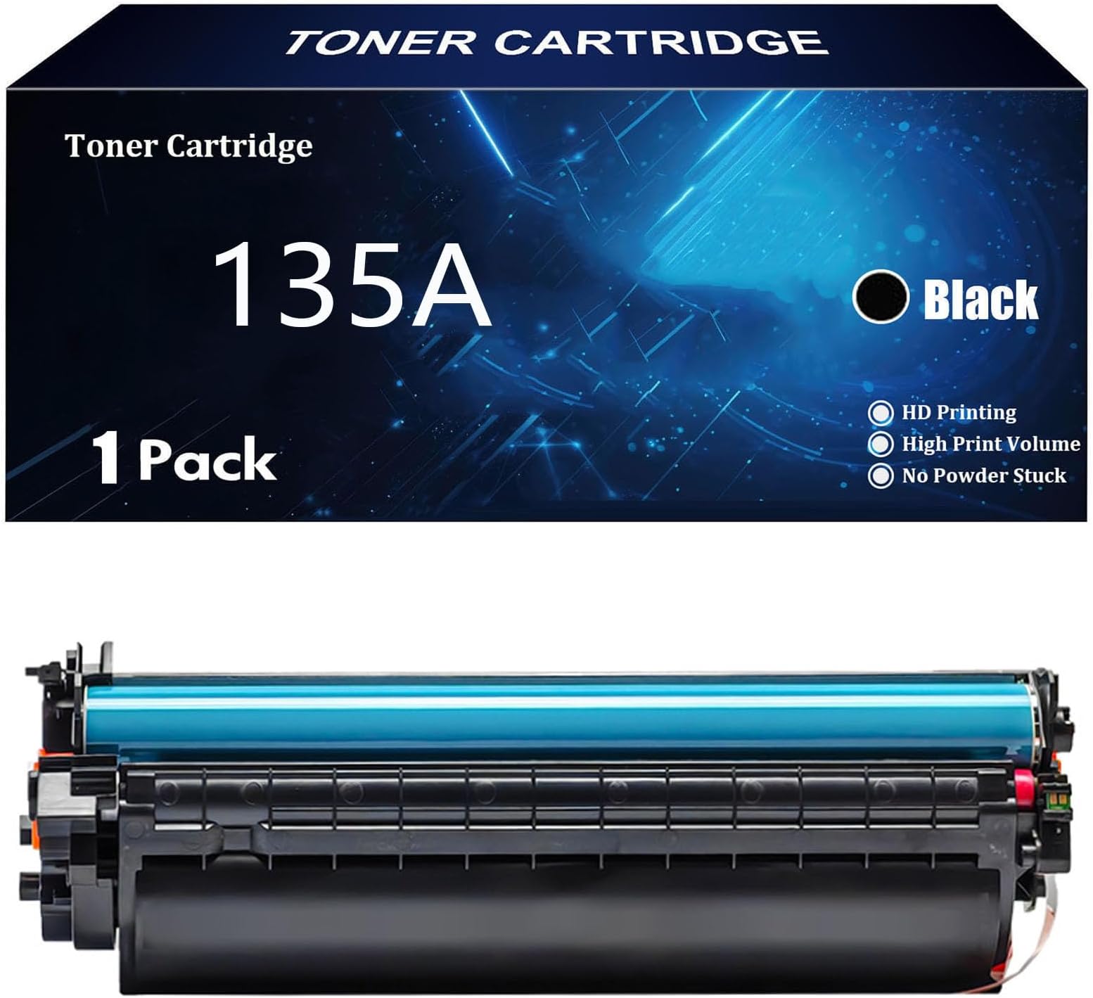 135A Toner Cartridge Replacement for HP 135A W1350A 135X W1350X Compatible for HP LaserJet M209dw MFP M234dw M234sdw M234sdn M209dwe M234dwe M234sdwe M234sdne Printer,Black-1 Pack