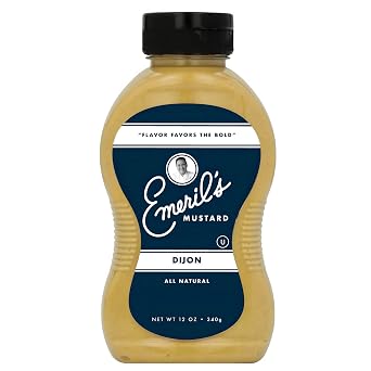 Emeril Lagasse Gourmet Mustard - Dijon, Jalapeno & Sweet Spicy - 12 oz Premium All Natural Mustard Sauce Single/Pack of 1, Dijon
