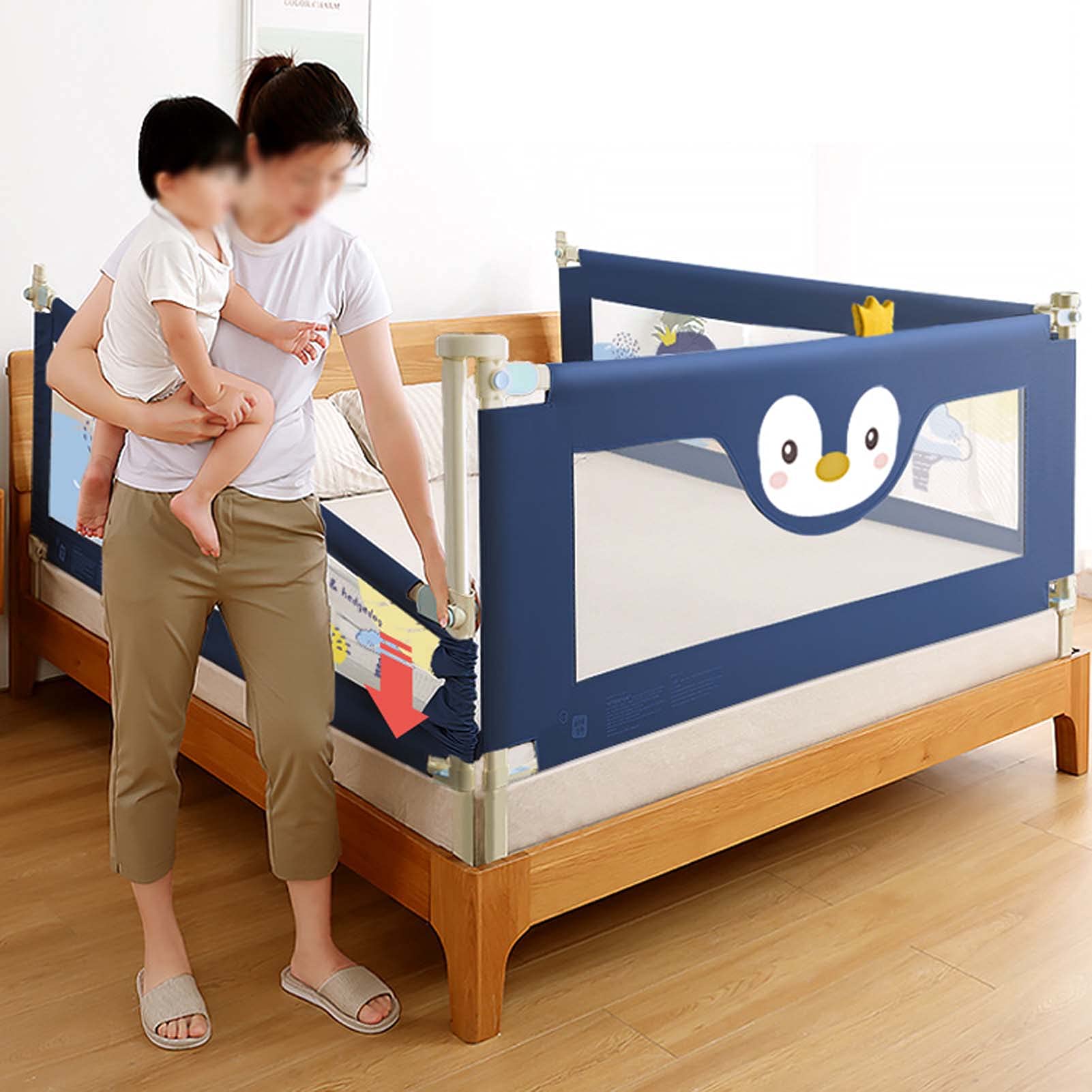 Bekleding voor bedhek volle lengte, beige vinyl kopen| gratis