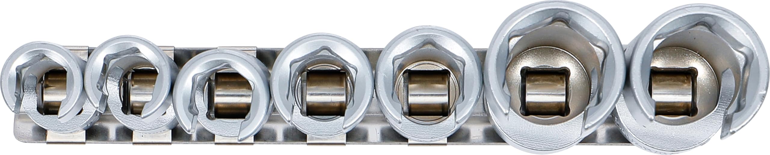 BGS 1105 | Jeu de douilles speciales, fendues | 10 mm (3/8") | 10-19 mm | 7 pièces
