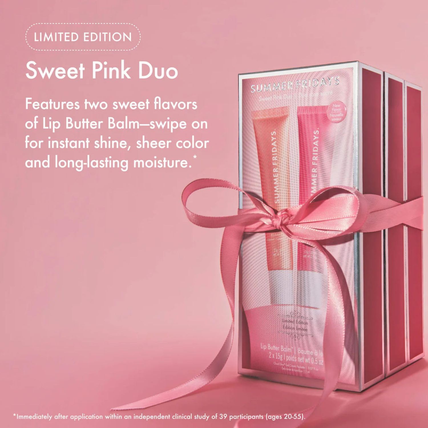 Amazon.com : Summer Fridays Tinted Lip Butter Balm Sweet Pink Duo
