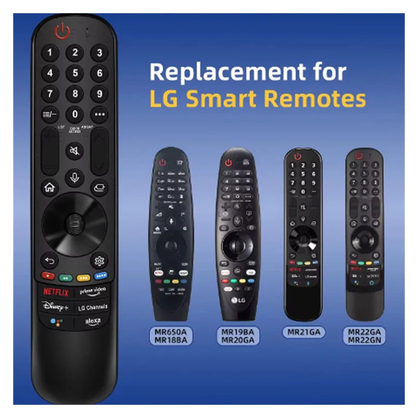 1 szt. zamienny pilot Magic MR22GA/GN do telewizorów Smart TV z funkcją głosu i wskaźnika