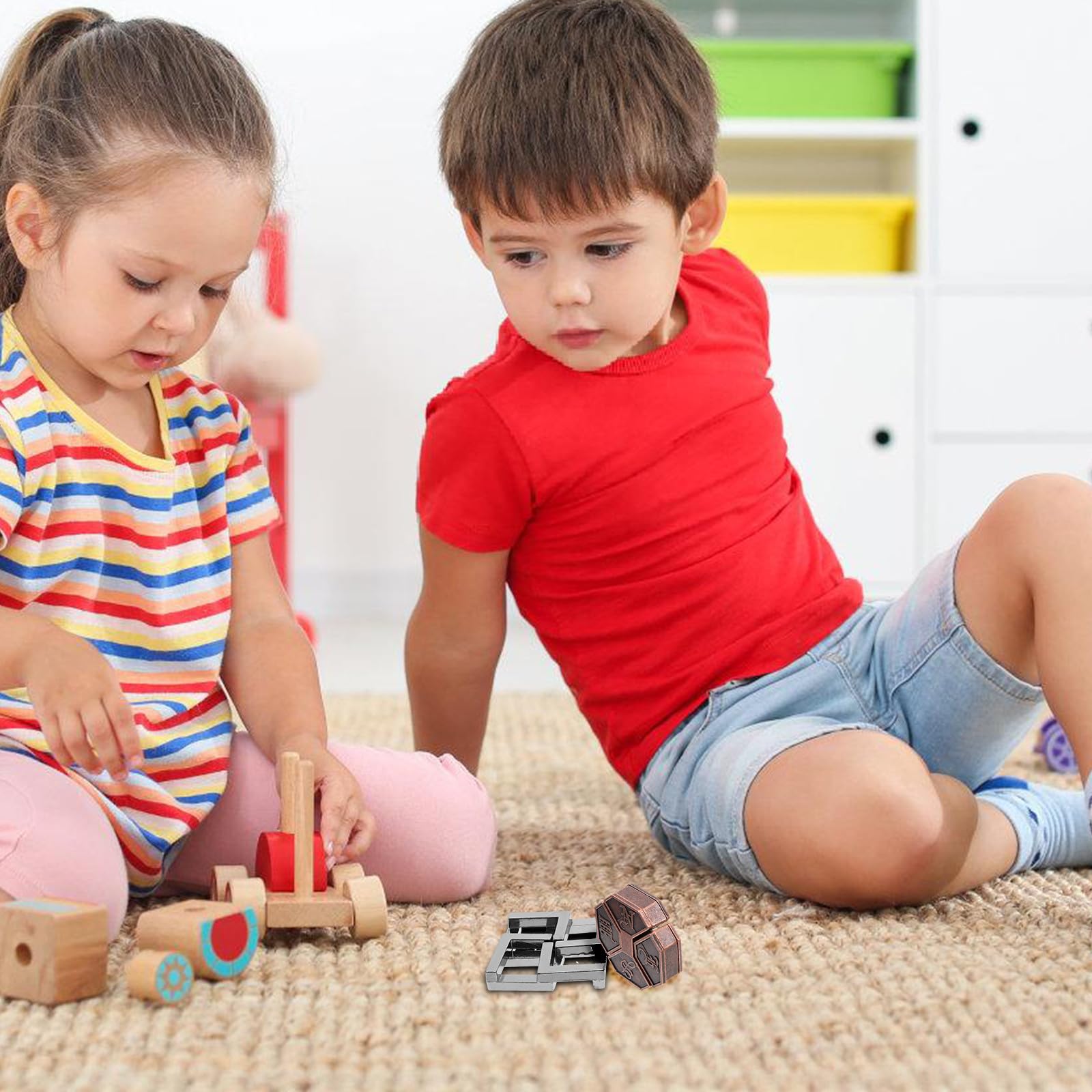 Zinc Rompecabezas Juego 9 para Aleación de Piezas, Adultos