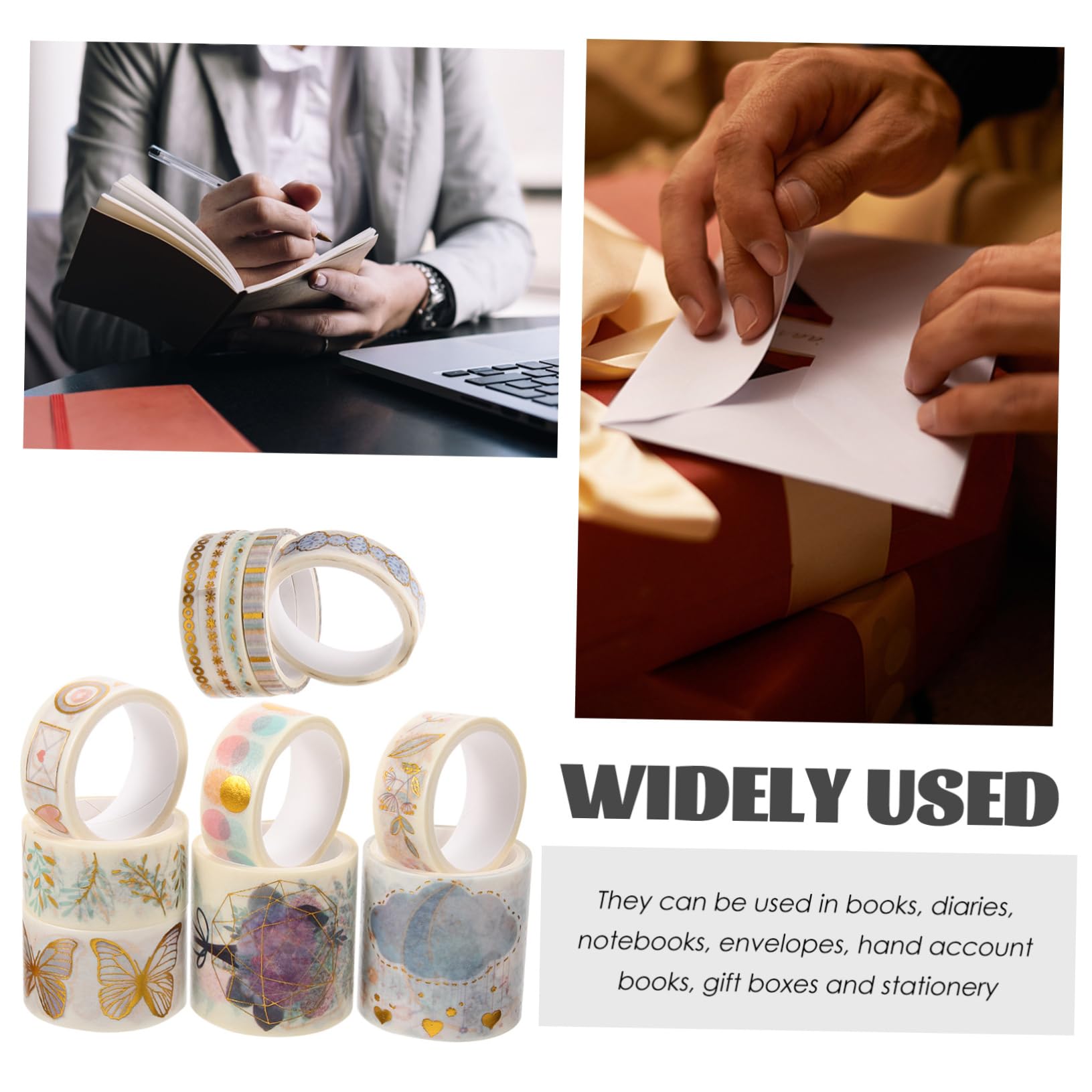 SOLUSTRE 36rollos Cinta Washi De Japones para Manualidades y Accesorios para Planificación Diseño Elegante y