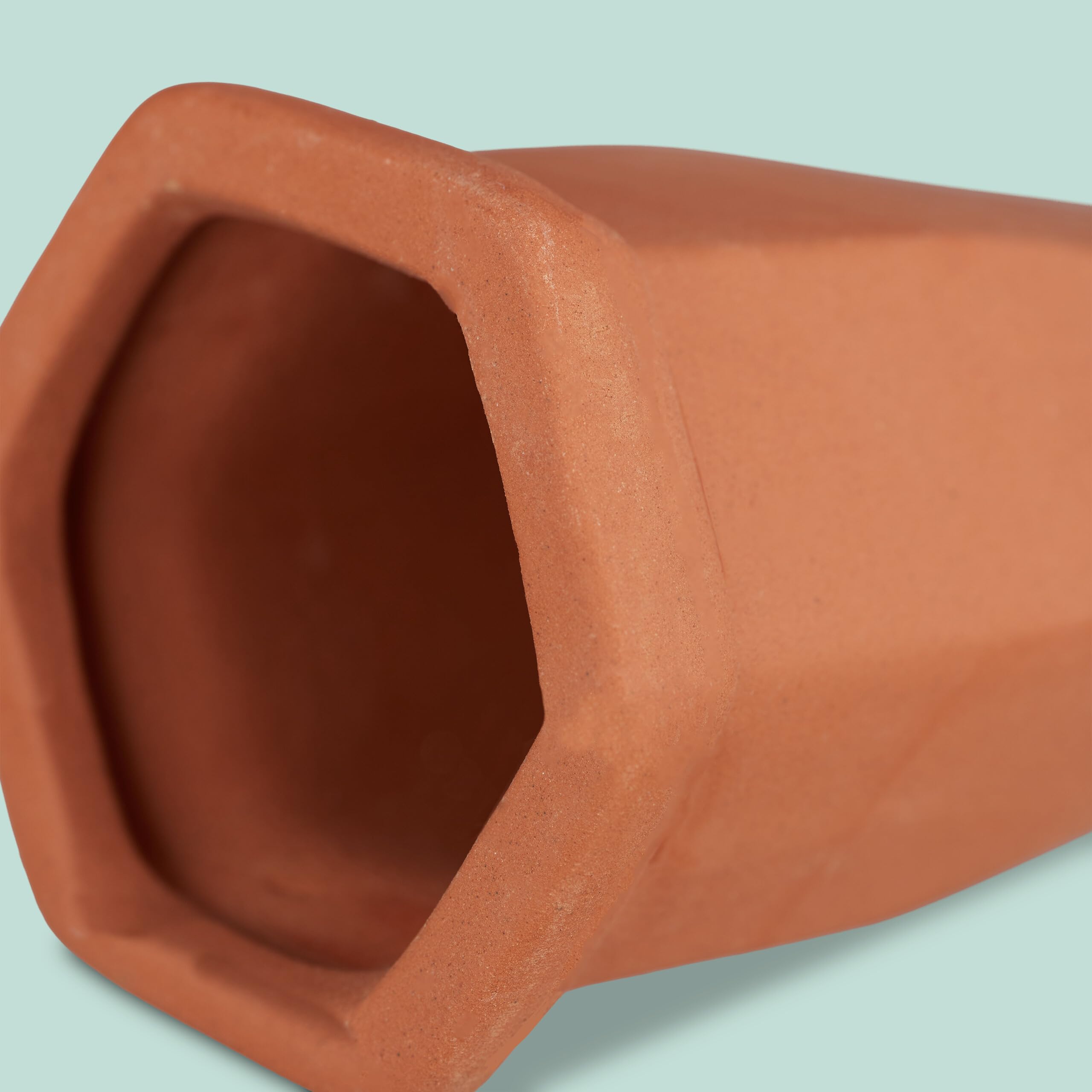 Relaxdays Gliniane kolce do nawadniania, zestaw 14 sztuk, do butelek PET o pojemności 1,5 l, stożki do roślin domowych i doniczek balkonowych, terakota, ceramika, 13 x 5 x 4,5 cm