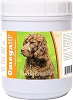 Vista 98 de Healthy Breeds Schnauzer en miniatura Omega HP Ácido graso para piel y pelaje Masticables suaves 60