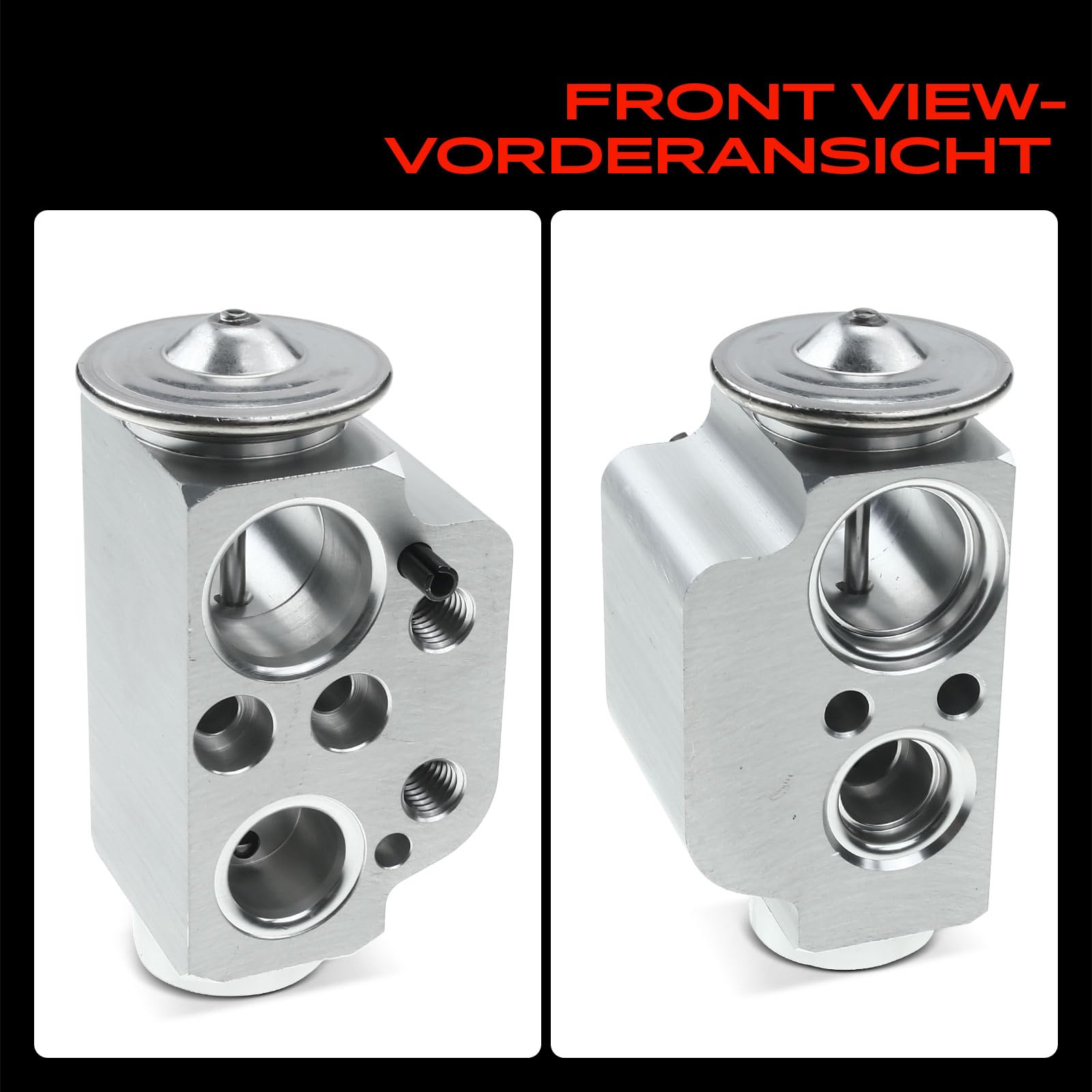 Frankberg Válvula de expansión Aire acondicionado Compatible con Transporter V Bus 7EB 7EJ 7HB 7HJ 1.9L Multi.v.a.n V 7EF 7EM 7EN 7HF 7HM 7HN 2.5L Transporter V Bus 7EB 7EJ 7HB 7HJ 2.0L 7E0820679