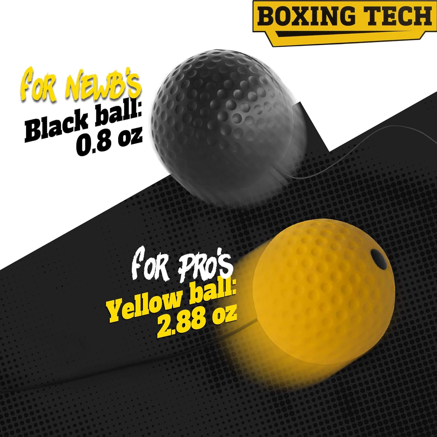 Boxing Reflex Ball Headband Set - Punching Ball on String Adjustable Two Difficulty Level for Training Box Fight MMA Equipment Hand Eye Coordination Speed Reaction with Hand Wraps for Kids and Adults : Sports & Outdoors