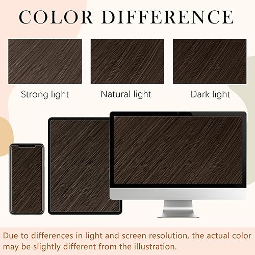 Miniatura 6 de YMEYME Extensiones de cabello humano con cinta, color marrón oscuro, cabello humano real, 2 extensiones de trama de piel lacio, sin costuras, 0