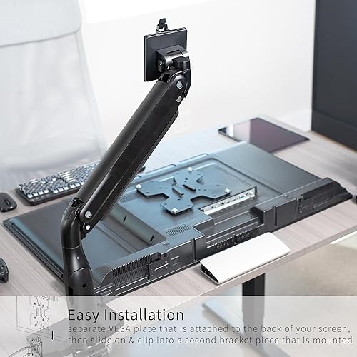 Miniatura 5 de VIVO Adaptador grande VESA Mount Kit de soporte de liberación rápida, accesorio de soporte y placa VESA extraíble para montaje en pantalla LCD fácil