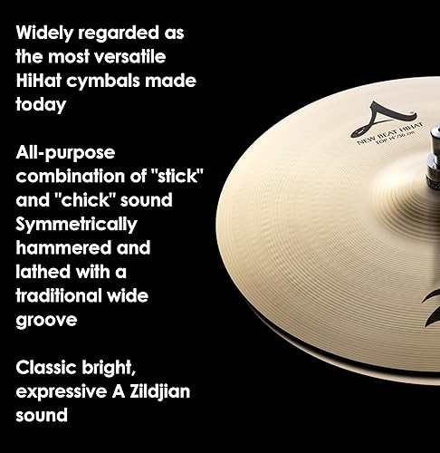 Miniatura 4 de Zildjian Serie A - Platillos Beat Hi-Hat - 14 pulgadas