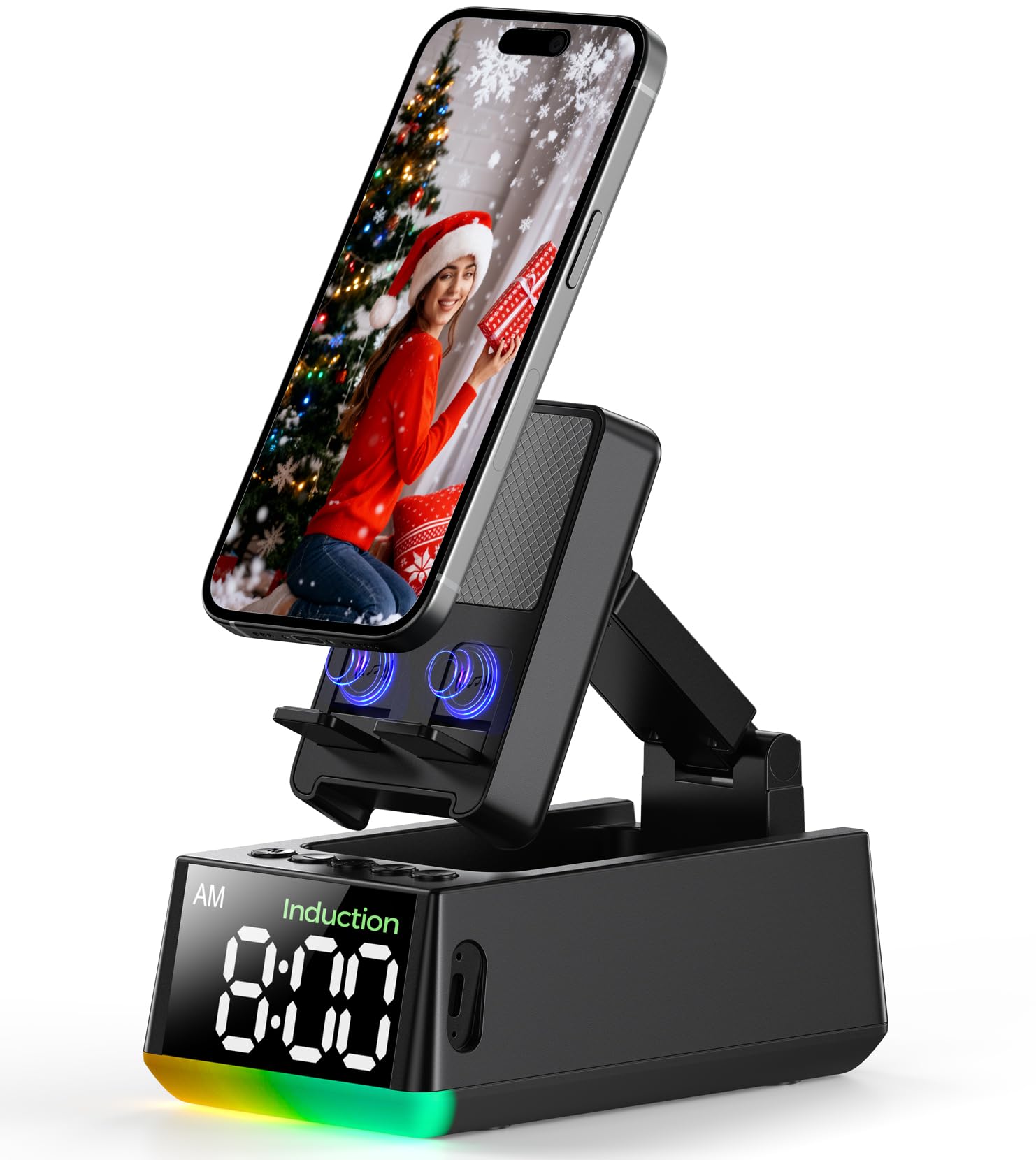 CHIFENCHYWhite Elephant Gifts for Adults Useful:Birthday Gift for Men Women Christmas Ideas Induction Speaker Bluetooth HD Sound,Kitchen Gadgets Anniversary Dad Mom Husband Wife Teen Stocking Stuffers(Black)