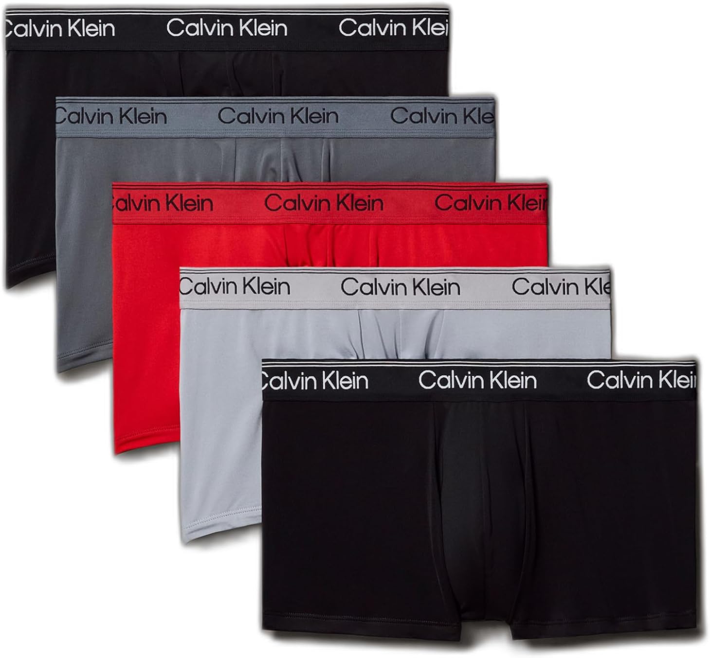 Calvin Klein mens Micro Stretch 5-pack Low Rise Trunk