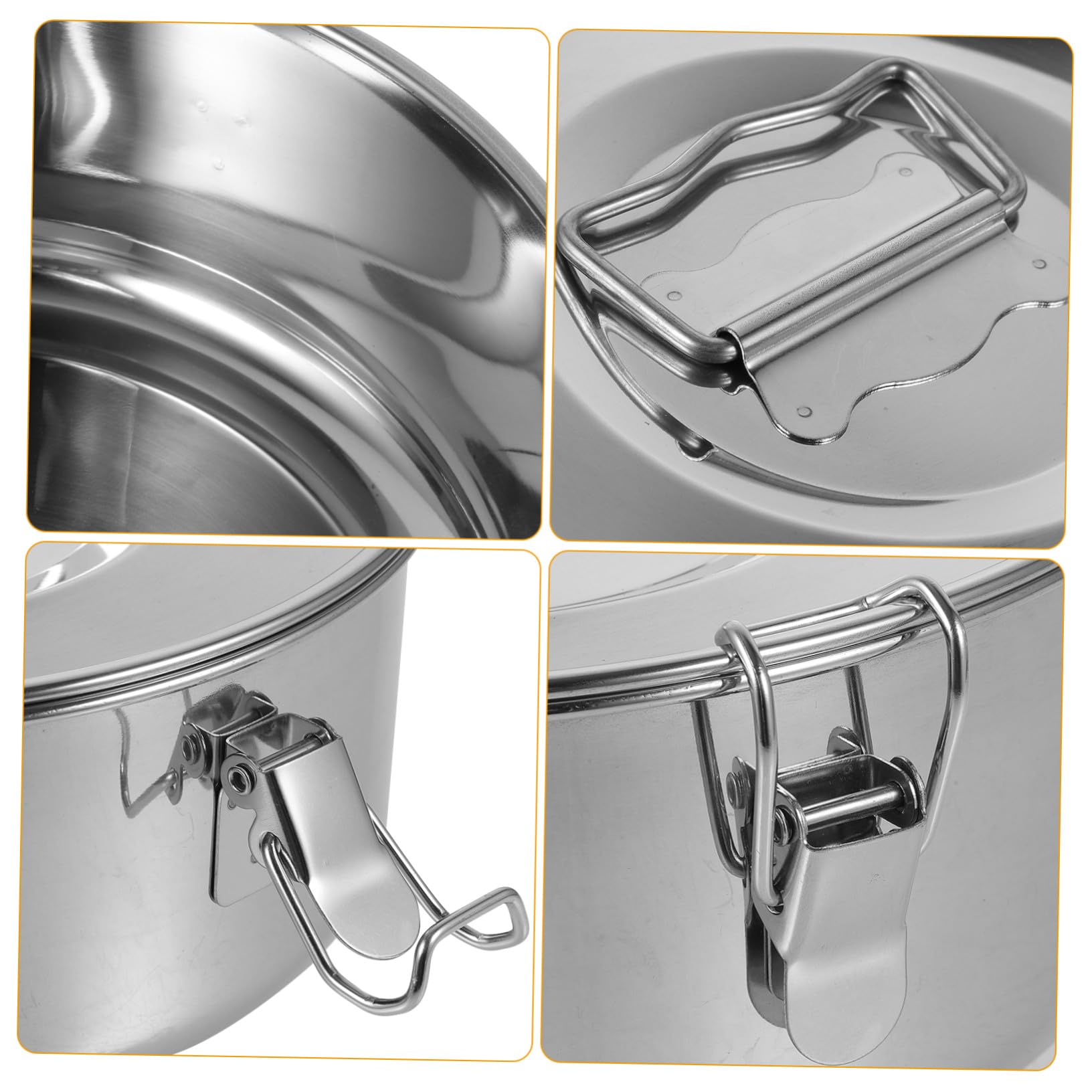 Molde para Hornear Flan de Acero Inoxidable con Tapa, Fácil de Usar Mango, Adecuado para Cocinar Lasagnas y Batatas al Vapor