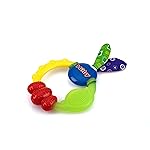 Nuby Wacky Teething Ring, Multicolor(Pack of 4)