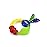 Nuby Wacky Teething Ring, Multicolor(Pack of 4)