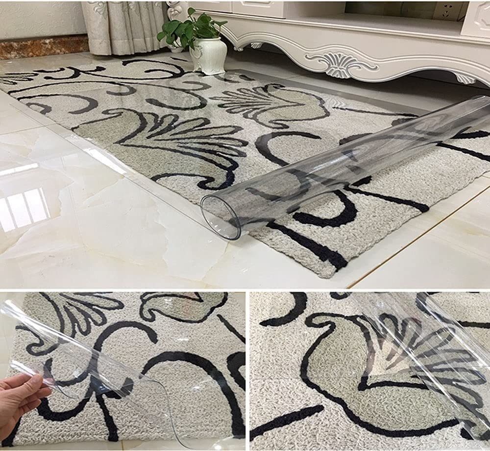 Office Chair Mat Carpet Protector 90x120cm Non-Slip Studded Home Office Anti Slip - View #9