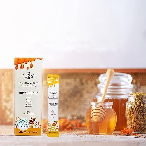 Bee Family - Palito de miel real - Bolsas de 10 x 0.35 oz