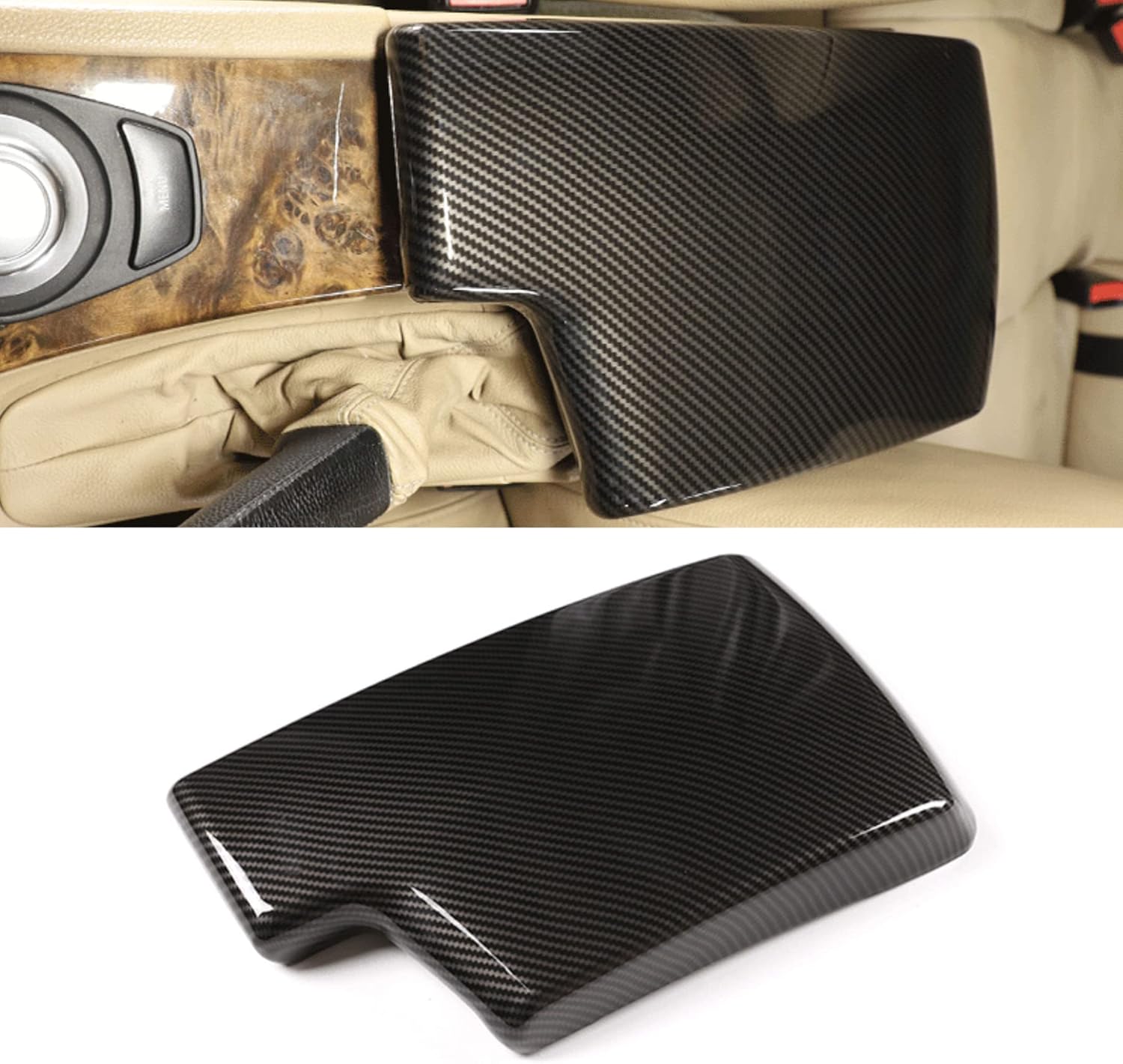 WODOFO GDR Armrest Cover for BMW E90 E92 ABS Interior