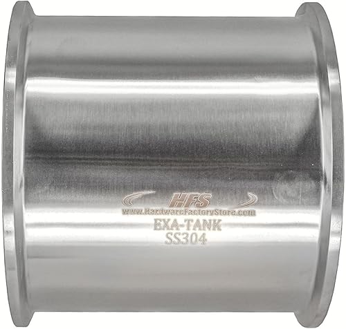 Miniatura 6 de Hfs (R) 12" x 12"Tanque de sanitaria Tri Clamp CloverAcero inoxidable con asas soldadas