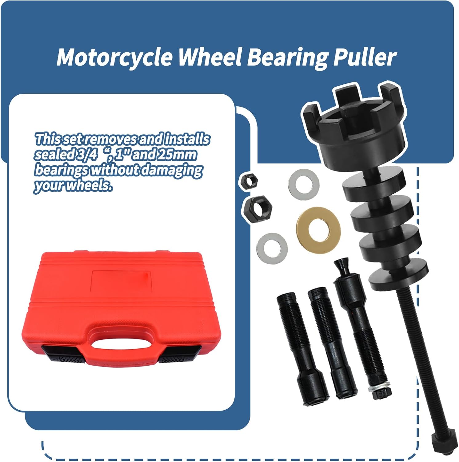 タイヤマウントおよびデマウントアイアン2個、チューブレスタイヤ