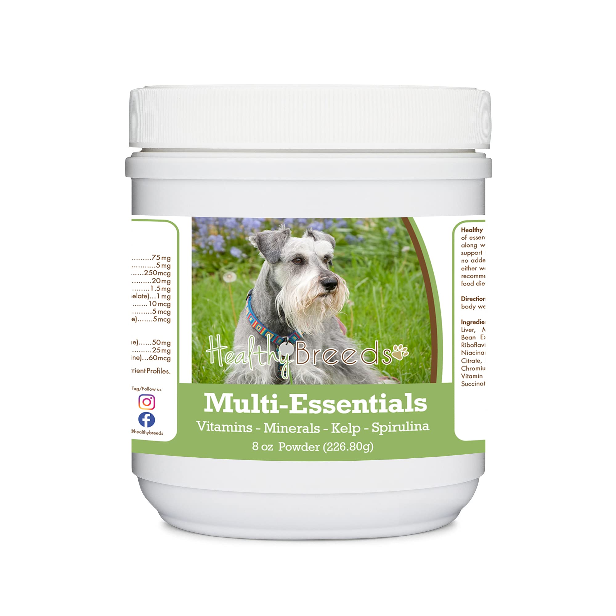 Healthy Breeds Miniature Schnauzer Multi-Essentials Powder for Dogs 8 oz
