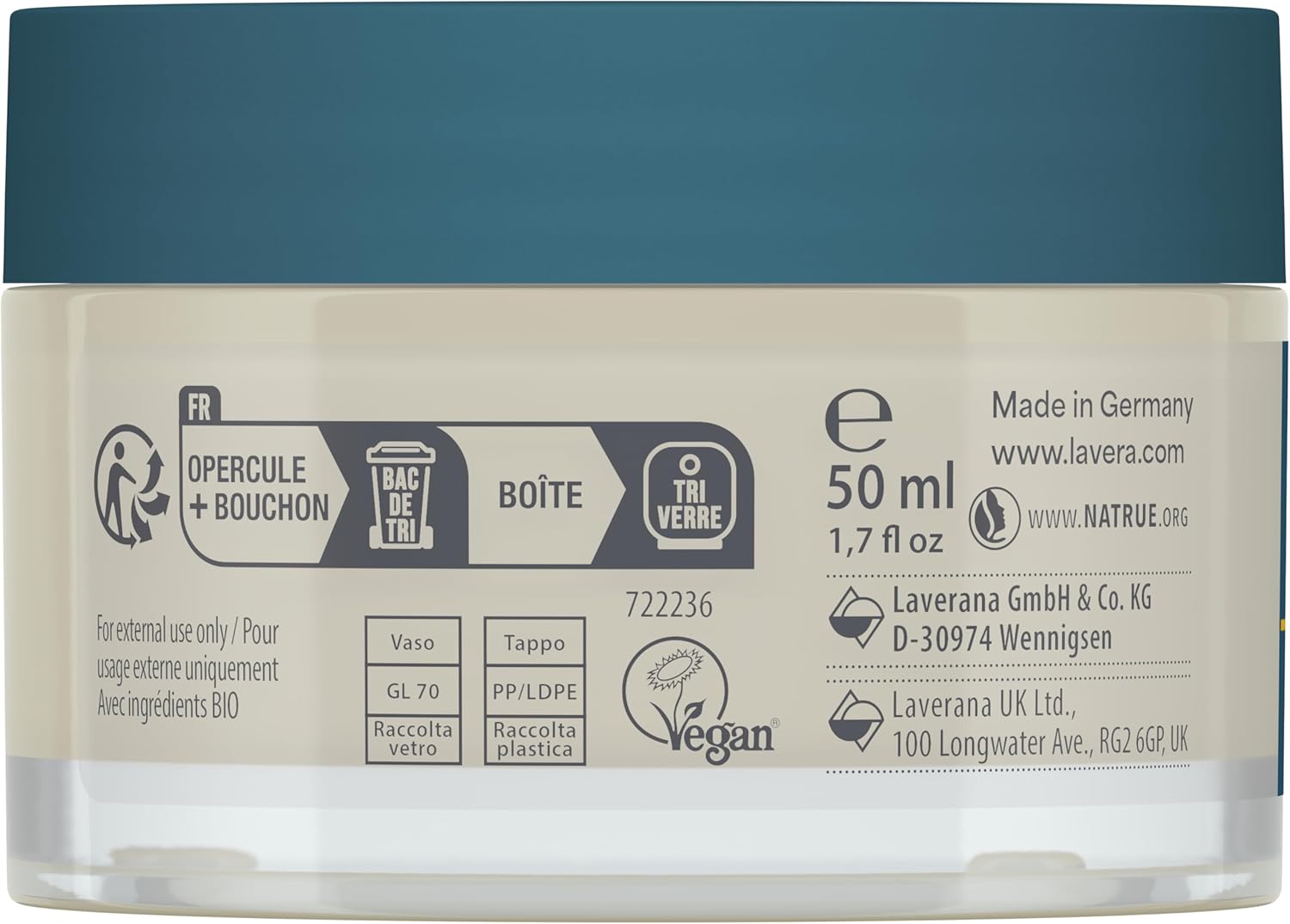 lavera Anti-Aging Night Cream with innovative natural composition of coenzyme Q10, jojoba oil & shea butter to fight wrinkles, fine lines & signs of skin aging while you sleep – 1.7 Oz - Image 6