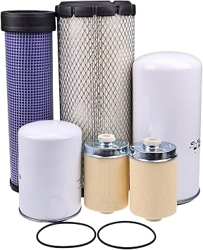 New Filter Kit Compatible With Mahindra 5520 6520 5525 T2/6525 T2/4530 T2/5530 T2/6030 T2/6530