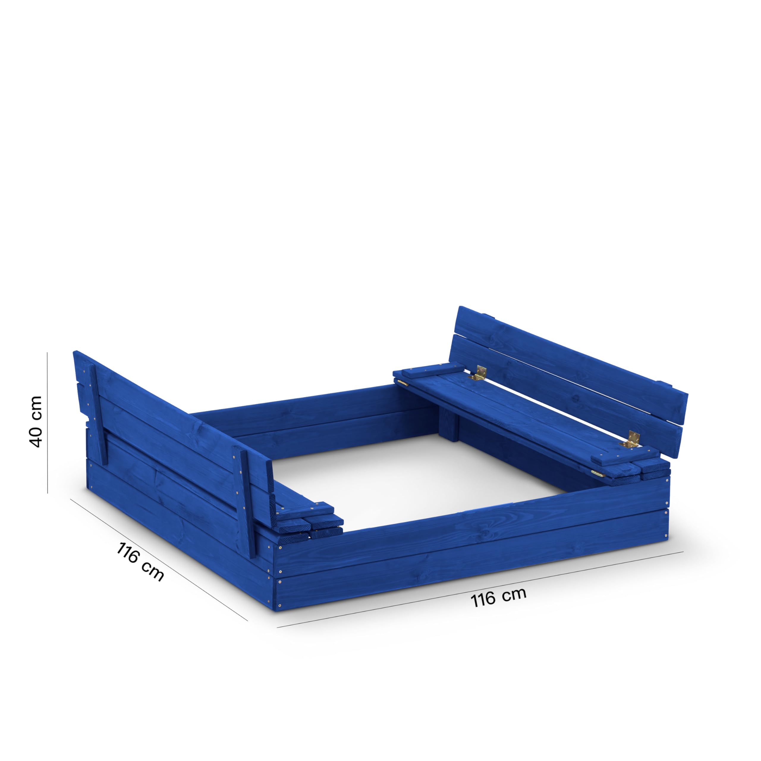 Sandkasten 120x120 Imprägniert Premium Sandbox Mit Produktbild-Vorschau 10