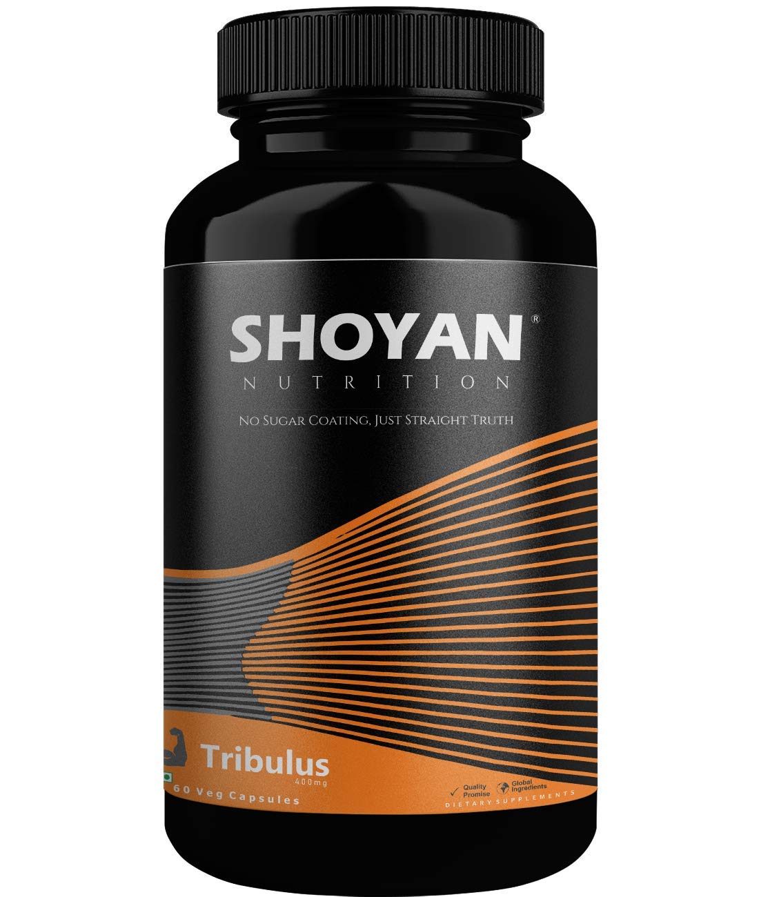 Shoyan Nutrition Tribulus 500mg | Supports Vitality & Boosts Testosterone | Zero Fillers | Lab-Tested - (60 Capsules)