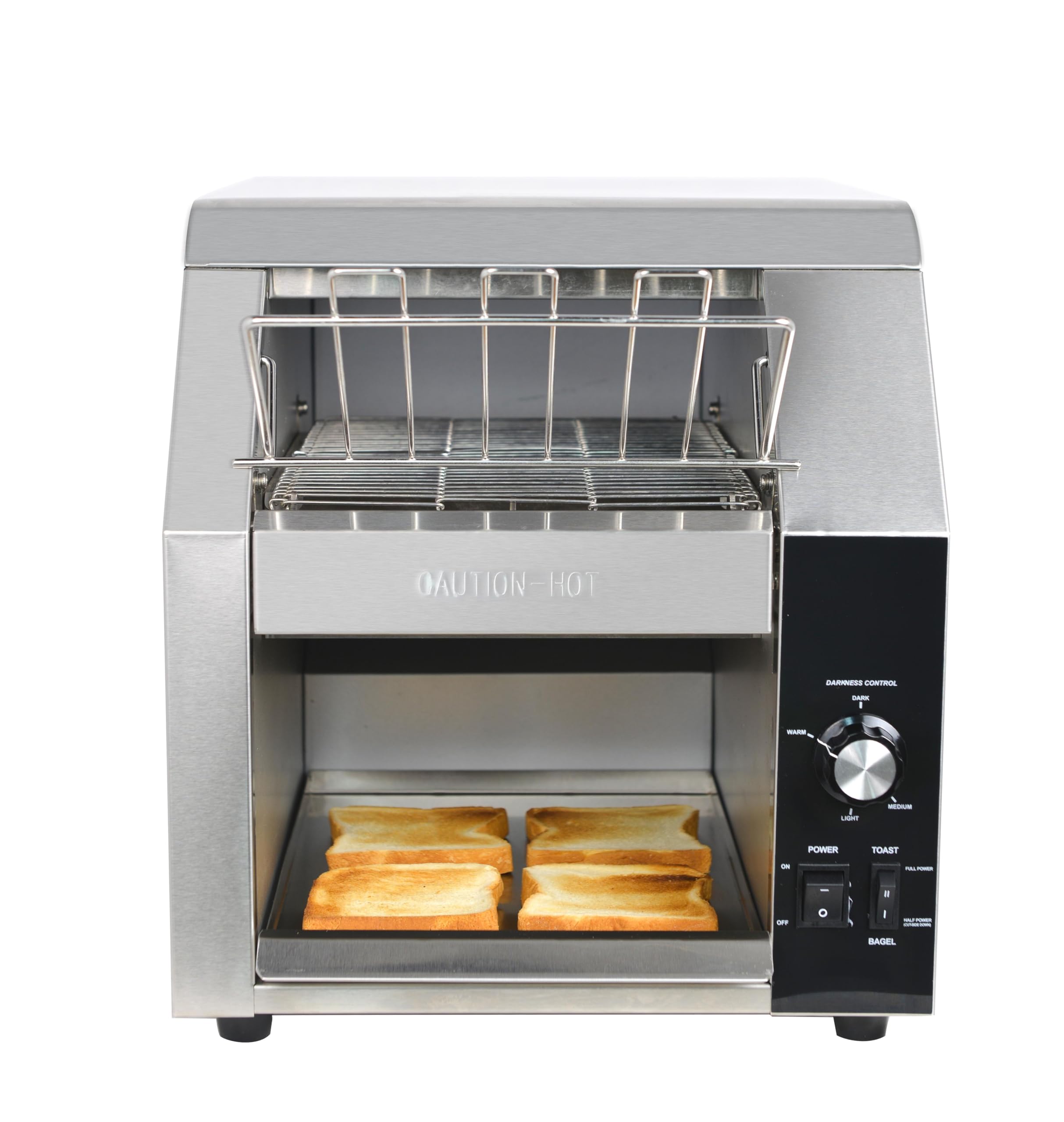 EASYROSE Commercial Conveyor Toaster 450 Slices/Hour Commercial Toaster Oven, 10