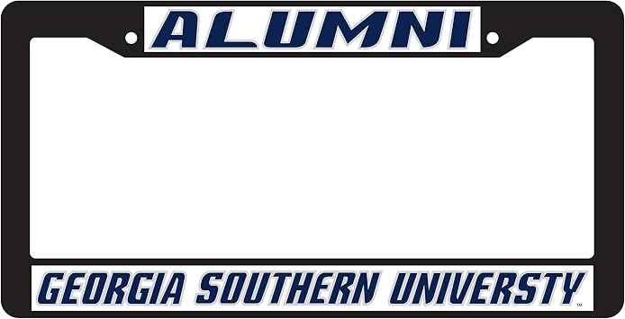 Georgia Southern Eagles Plate Frame BLK Plate Frame GA South ALUMN 19527