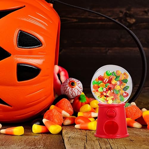 Miniatura 6 de 12 piezas de máquina de chicles pequeña, máquina de caramelos, mini dispensador de caramelos, máquinas de chicles de plástico, dispensador de