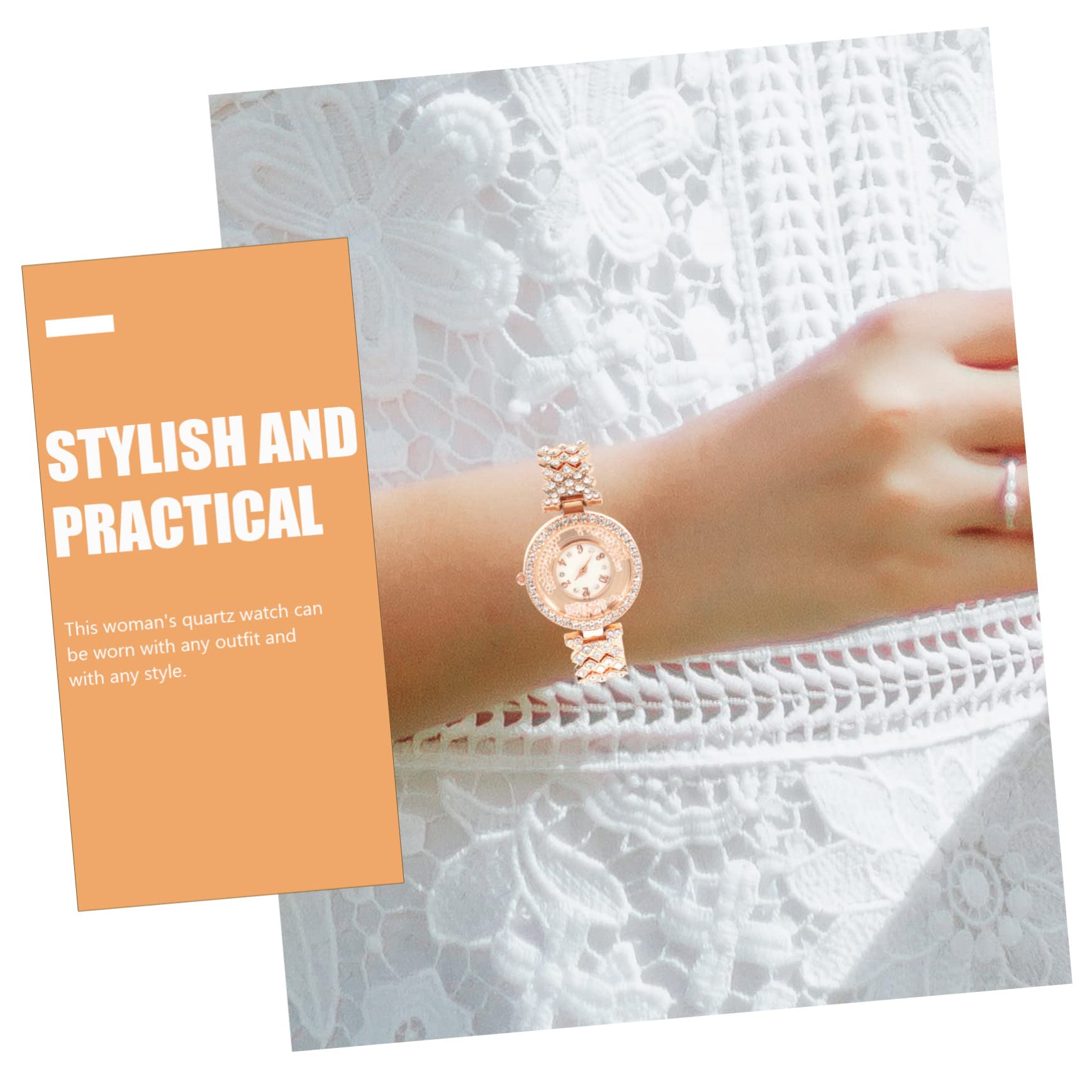 3stücke Elegante Damen Armbanduhr Mit Strasssteinen Verstellbares Metallarmband Stilvolle Uhr Für Jeden Anlass Perfektes Für Frauen Und Freundinnen