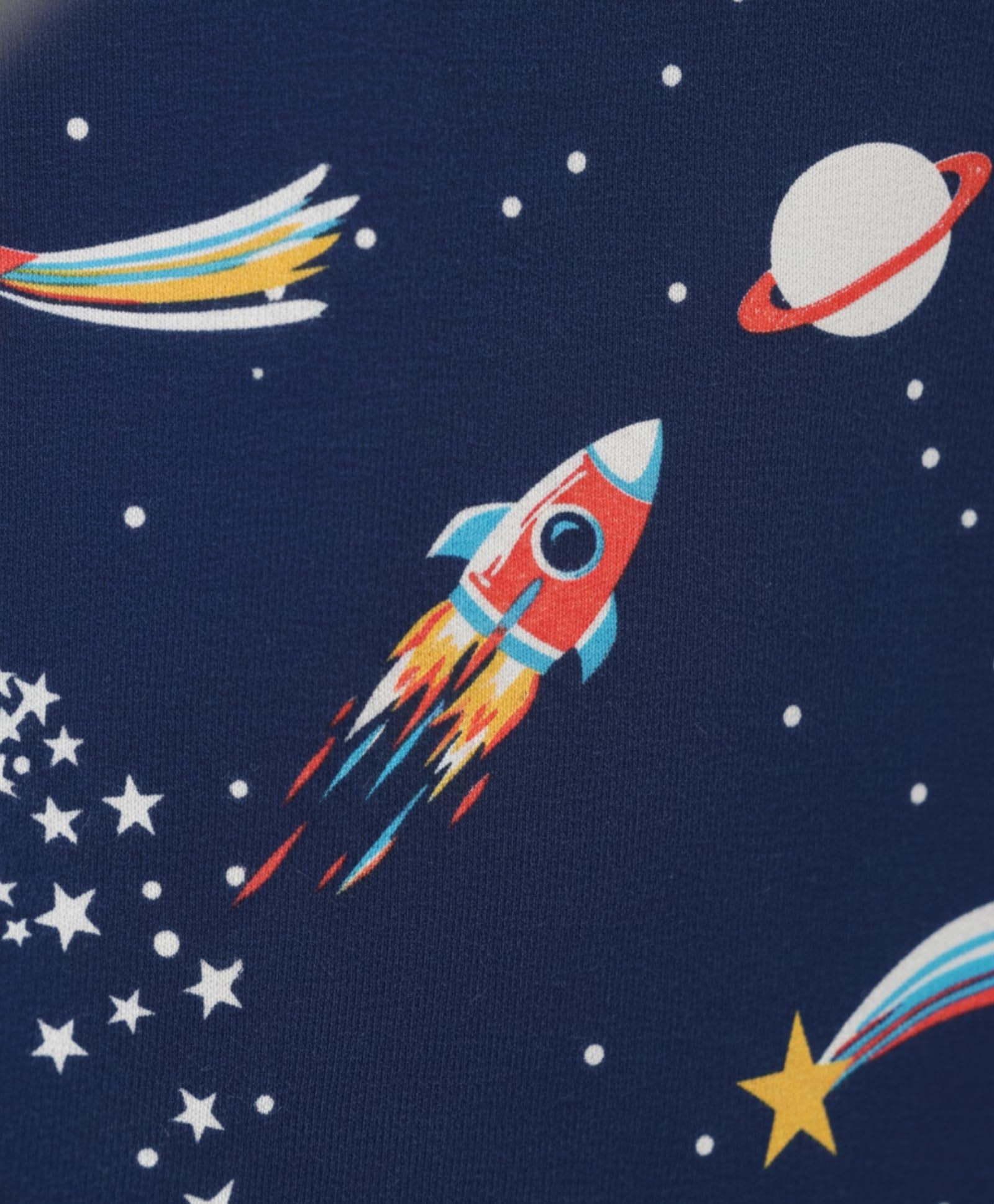 ANTHRILO Summer Solar System Dreams Long Sleeves Pyjama Set - Blue - Image 5 thumbnail