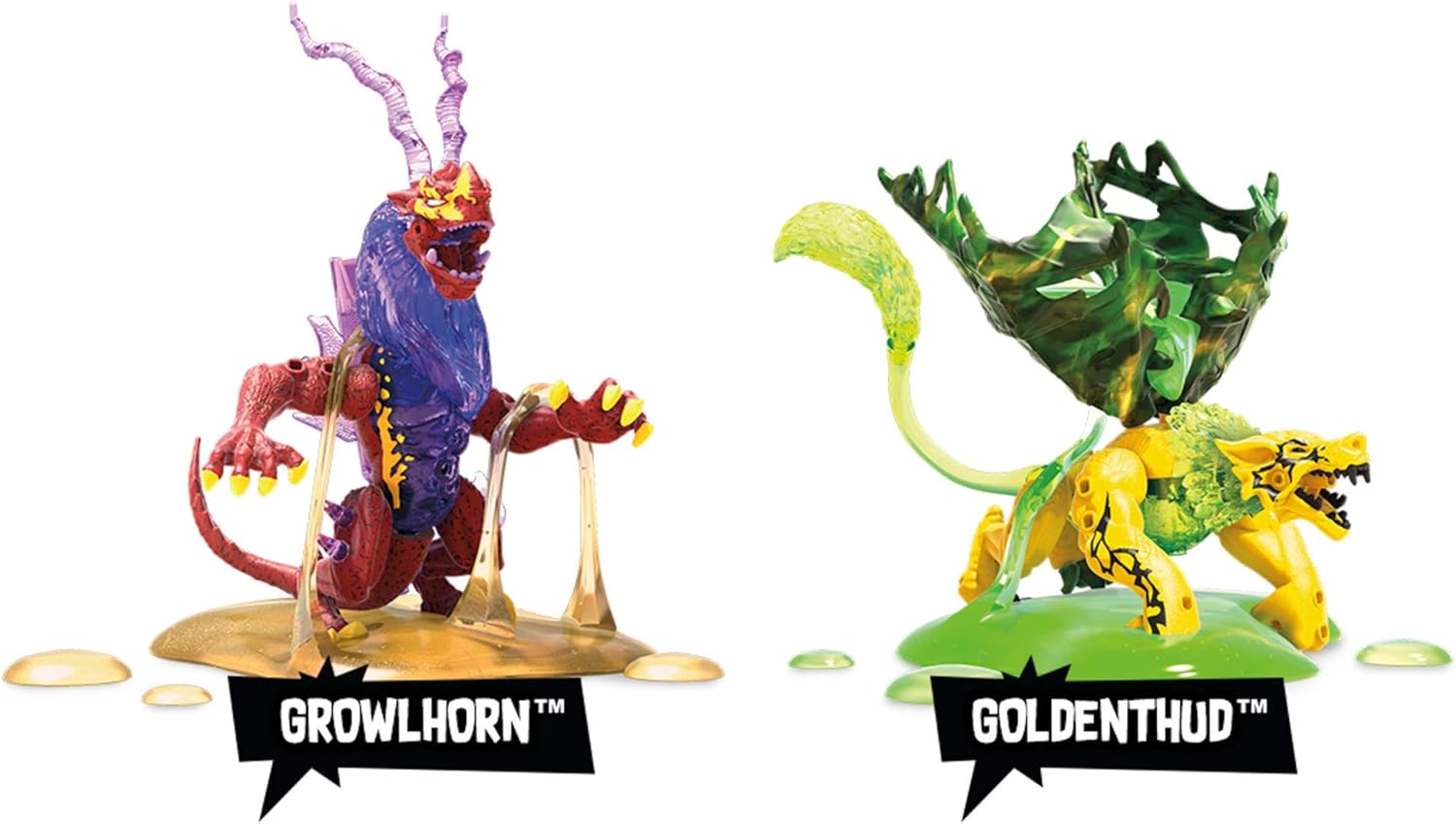 MEGA Construx Breakout Beasts Bundle, Mystery Eggs with Slime for Kids (Amazon Exclusive)