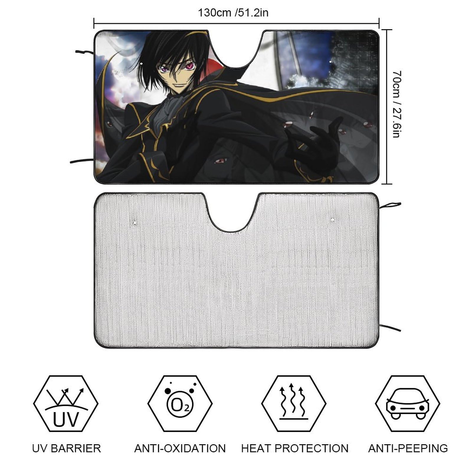 Amazon.co.jp: 車用サンシェード コードギアス 反逆のルルーシュ