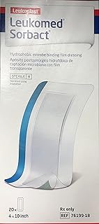 Leukomed Sorbact Sterile 10X25Cm Transparent, FWST-O-TTT4, 7664913, BSN
