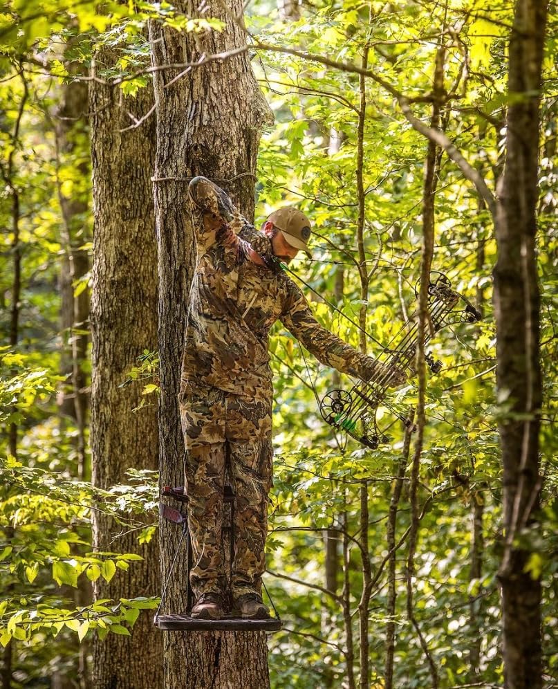 Realtree Men's Camo Hunting Pants, Mid Rise, Durable Cargo Pants with 6-Pocket, Slim Fit, Men's Outdoor Pants - Image 6