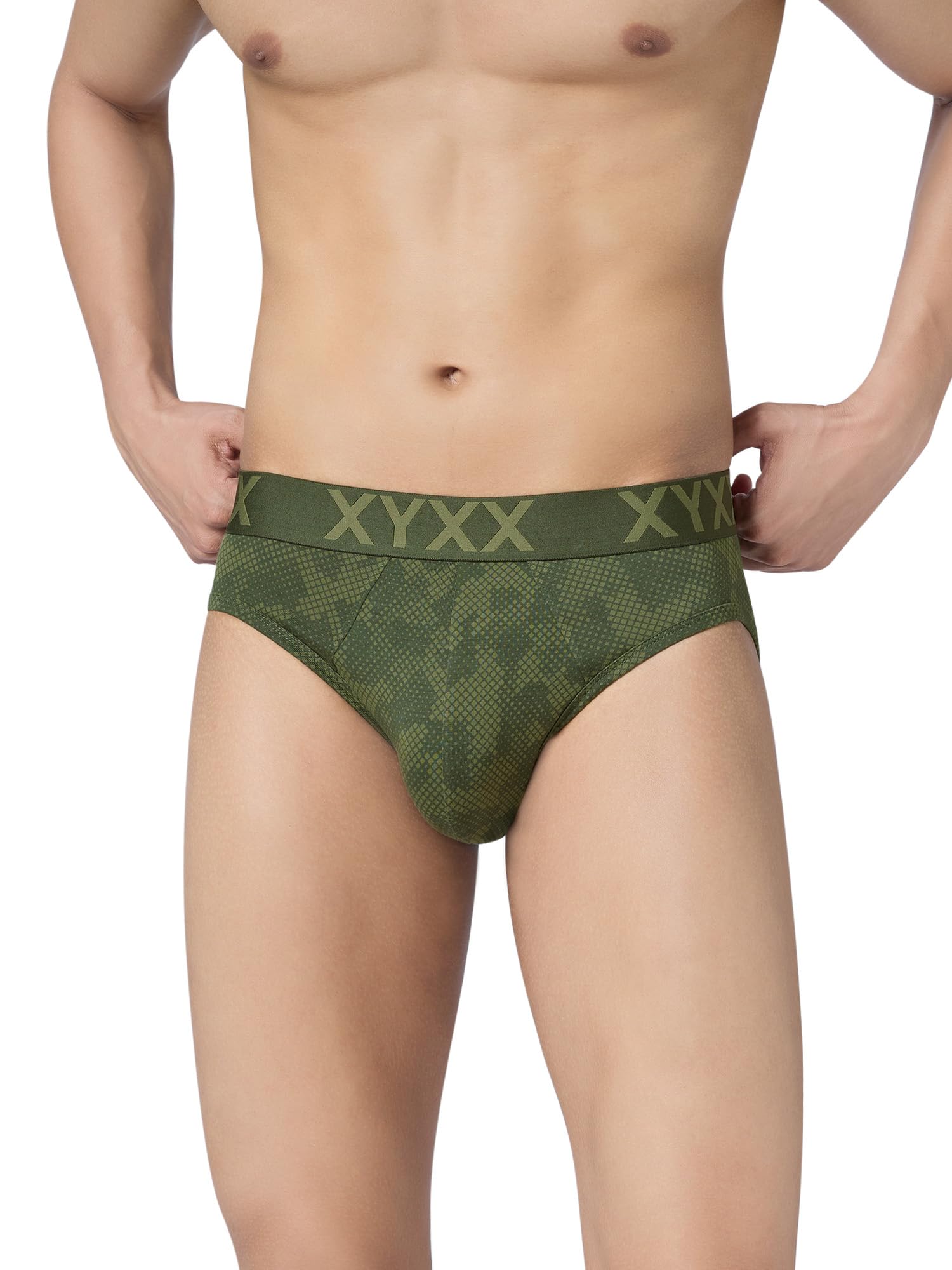xyxx Metrix Cotton Modal Brief for Men | Snug Fit with Anti-roll no-Marks Waistband | Printed Underwear for Men-picture-18