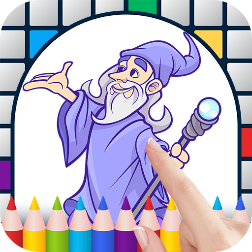 Magic Color Game Wizards Color by Number - Free Pixel Art Game - Coloring Book Pages ...