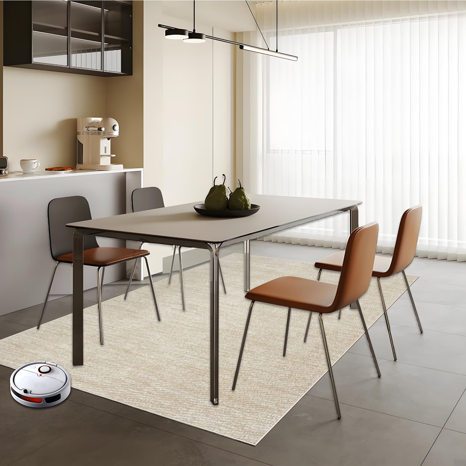 Teppich Läufer Flur 50 x 350 cm Küchenläufer rutschfest Waschbarer Teppich im Eingangsbereich Outdoor Teppich Teppiche für Bettvorleger Matte Schlafzimmer
